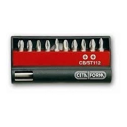 CB/ST112 - Jogo 11 bits phillips/pozidrive - CETA FORM