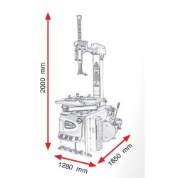 F23ASGT - Maquina Montar/Desmontar Pneus - CORMACH