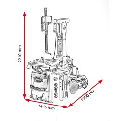 F23ASGT - Maquina Montar/Desmontar Pneus - CORMACH