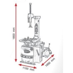 F524SGT - Maquina Montar/Desmontar Pneus - CORMACH