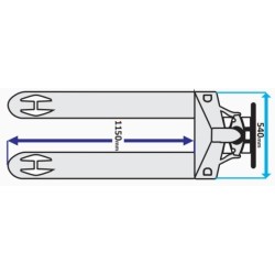 PSPT2000IDNW - Porta Paletes Inox - POWERED