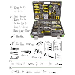 53212 - Caixa de ferramentas de 303 peças com chaves hexagonais - JBM