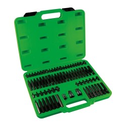 50985 - Caixa ferramentas de 42 puntas - para parafusos torx, umbrako e 12 faces (inivolável) - JBM