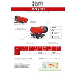 MIZAR 80P - Geradores de Calor Portáteis a Gasóleo - ITM