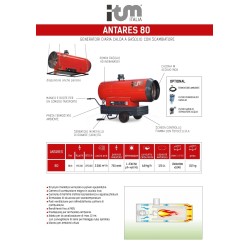 ANTARES 80 - Geradores de Calor Portáteis a Gasóleo - ITM