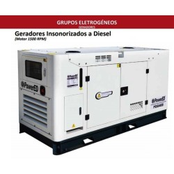 PDG20S - Geradores Insonorizados a Diesel (Motor 1500 RPM) - POWERED