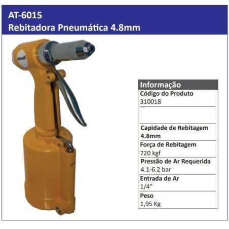 AT-6015 - Rebitadora Pneumática 4.8mm - POWERED