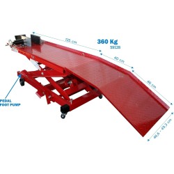 TRE64007 - Elevador Hidráulico para motos 360Kgs - MADER