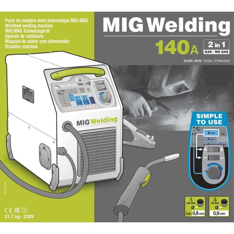SMART MIG 142 - Aparelho de soldar MIG/MAG - GYS