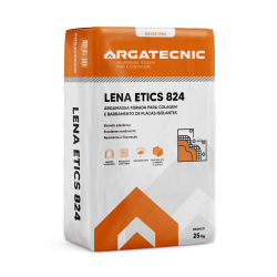 Argamassa Fibrada para Colagem Lena Etics 824 - Argatecnic