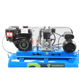 Compressor 150L 5.5HP Gasolina + Elétrico - SAURIUM